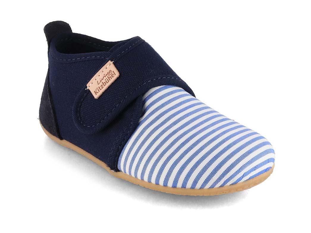 Living Kitzb�hel Sigi rayures b�b� mod�le velcro, marine