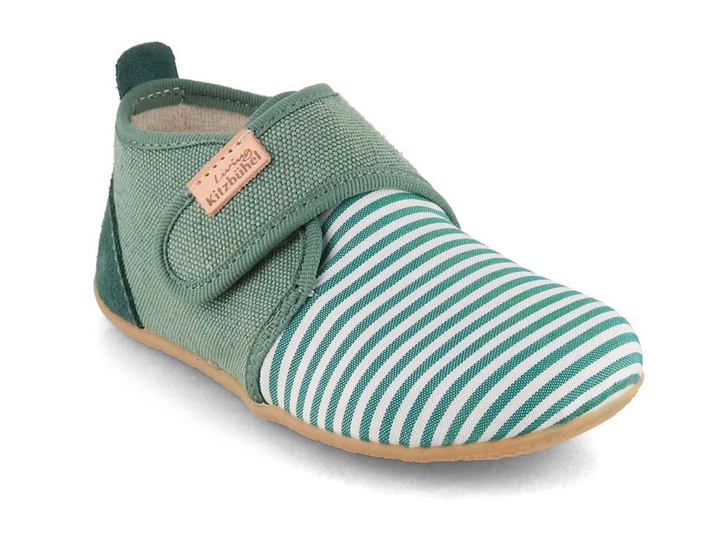 Living Kitzb�hel Sigi rayures b�b� mod�le velcro, pistacchio