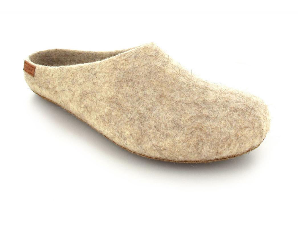 Magicfelt� Chaussons en feutre Mouton Coburger Renard, toison dor�