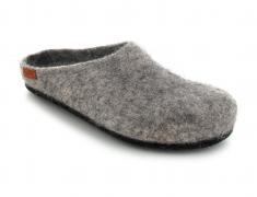 Magicfelt® Pantoufle en feutre gris - hausschuh.com