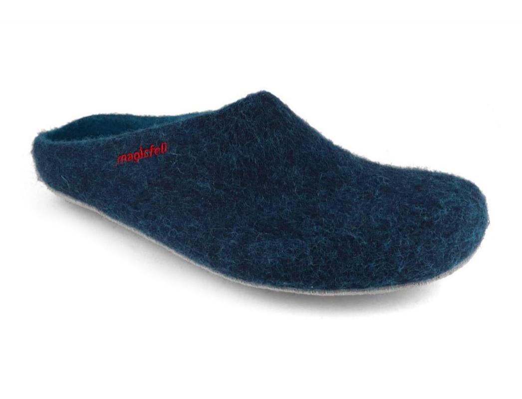 Magicfelt� Chaussons en feutre, p�trole fonc�