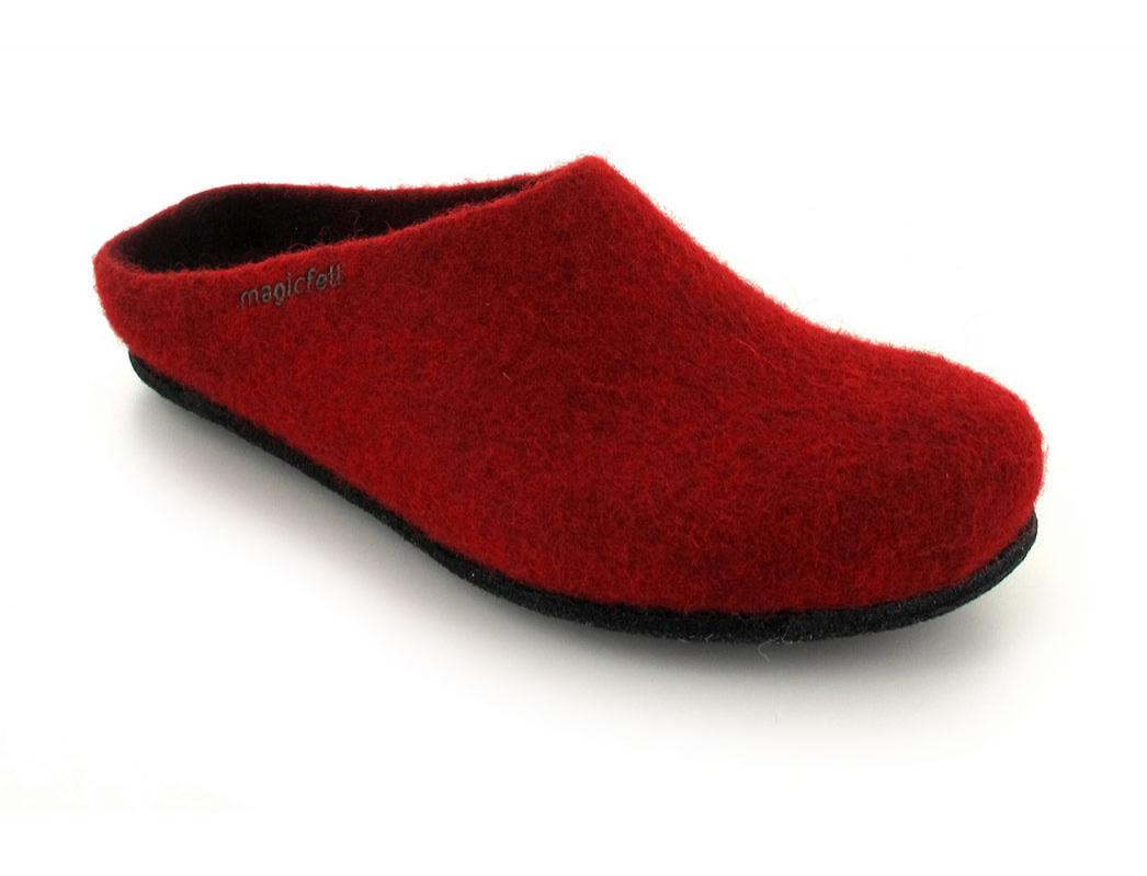 Magicfelt� Chaussons en feutre pour femmes, rubis