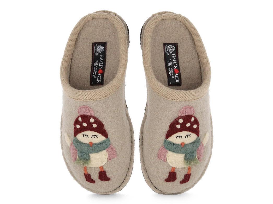 Pantoufles HAFLINGER pour femme Flair Birdie, beige