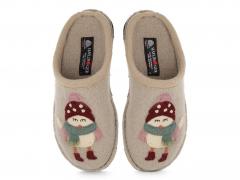 Pantoufles HAFLINGER pour femme Flair Birdie, beige