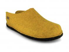 Pantoufles en feutre HAFLINGER Flair Smily, couleur curry