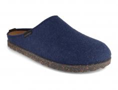 Pantoufles en feutre HAFLINGER Manhattan, couleur jean
