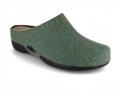 Pantoufles en feutre pour femme Berkemann BERKINA Lauren, vert for�t
