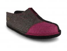 Pantoufles HAFLINGER pour femme Flair Puzzle, anthracite