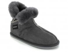Women�s Lambskin Slipper Boot Shepherd Bella, asphalt 