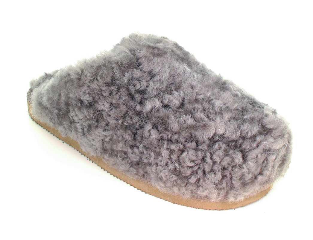 SHEPHERD� Chaussons en peau de mouton pour femmes Jenny, pierre