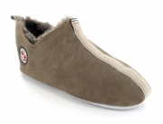 SHEPHERD Lina Chaussons en peau d\agneau, stone
