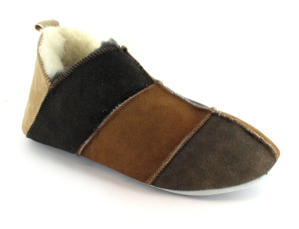 SHEPHERD� Chaussons en peau de mouton pour femmes Nora, m�lang�