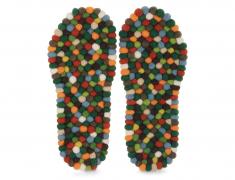 Semelles de massage WoolFit� FeelGood, sol forestier