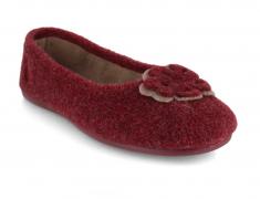 Thies Pantoufles pour dames, Ecopicos Ballerina, burdeos