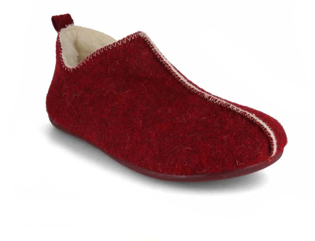 Thies� Chaussons Love Slipper pour femmes, rouge vin