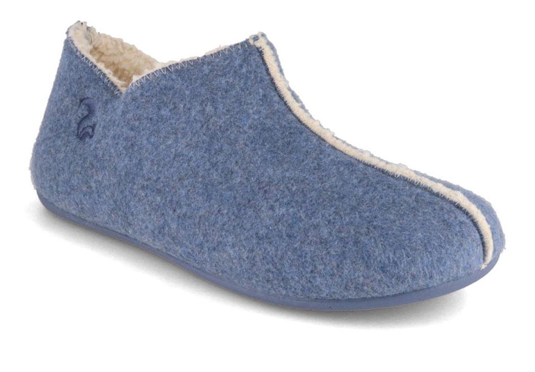 Thies� Chaussons en coton pour femmes Love, marine