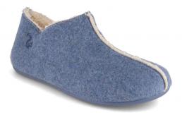 Thies Pantoufles dames coton Love, marino