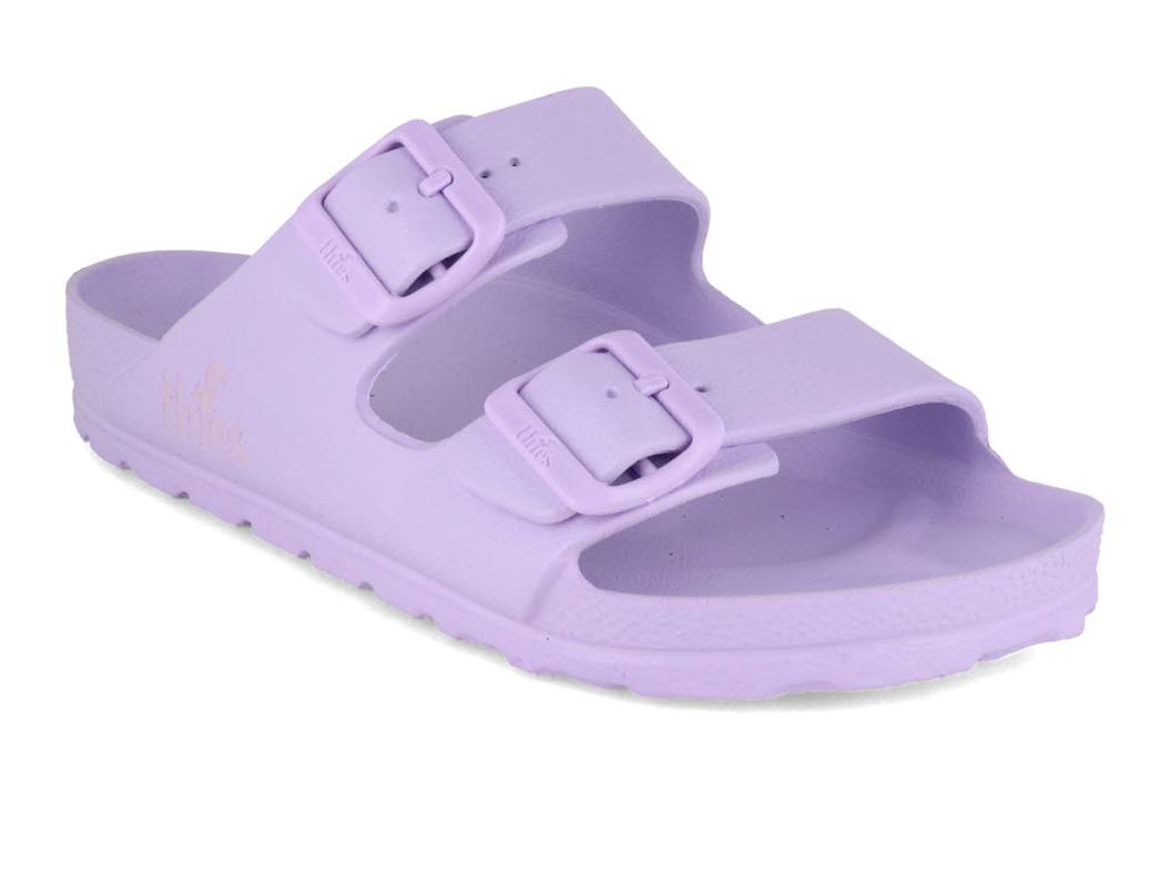 Thies Sandale de bain femme Eco Eva, lavande