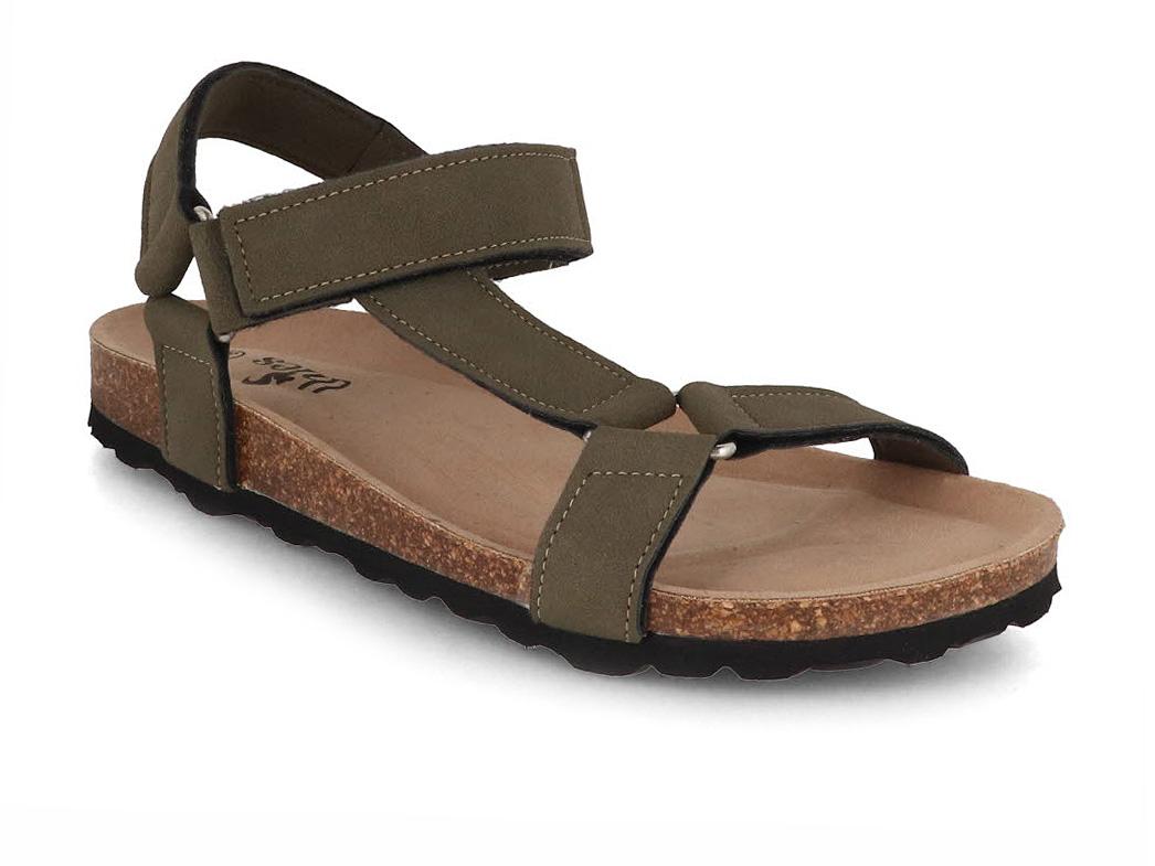 Thies Sandales femme Eco Bio Trek, kaki
