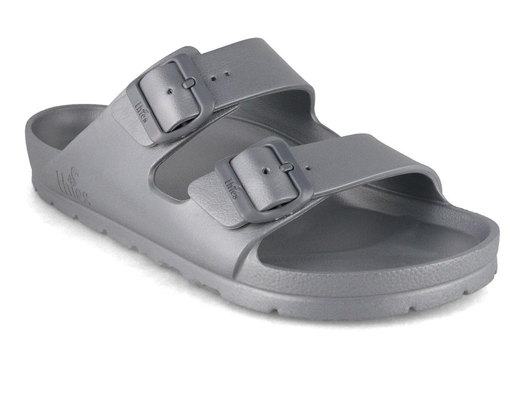 Thies sandale de bain v�g�talienne Ecofoam, argent