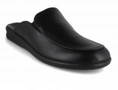 Josef Seibel Pantoufles en cuir pour hommes Belfort 20, noir