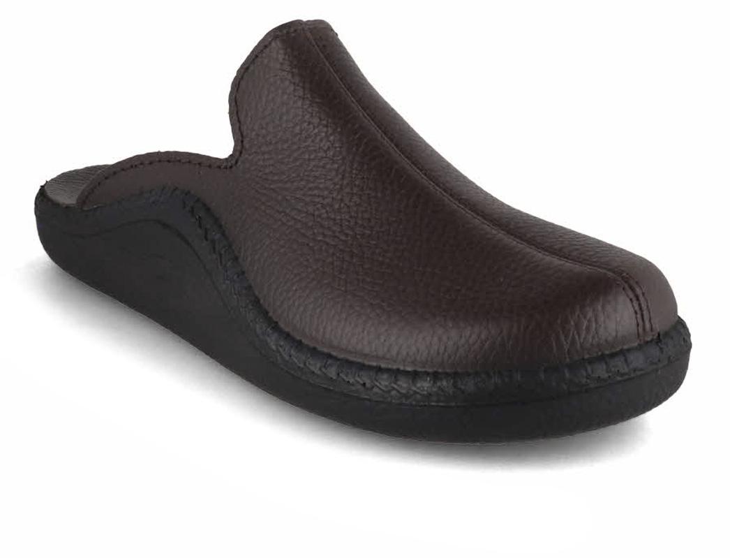 Westland by J. Seibel Chaussons en cuir pour hommes Monaco, Mocca