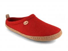 WoolFit® Tundra, rouge | pantoufle l�g�re en laine