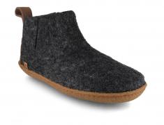 Chaussures de barefoot WoolFit� Yeti en graphite.