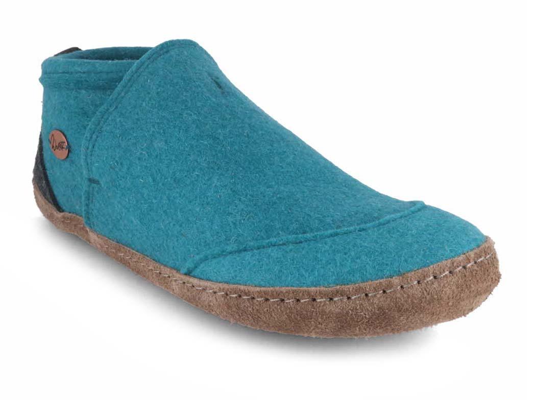 WoolFit� Chaussons en feutre Taiga, Turquoise