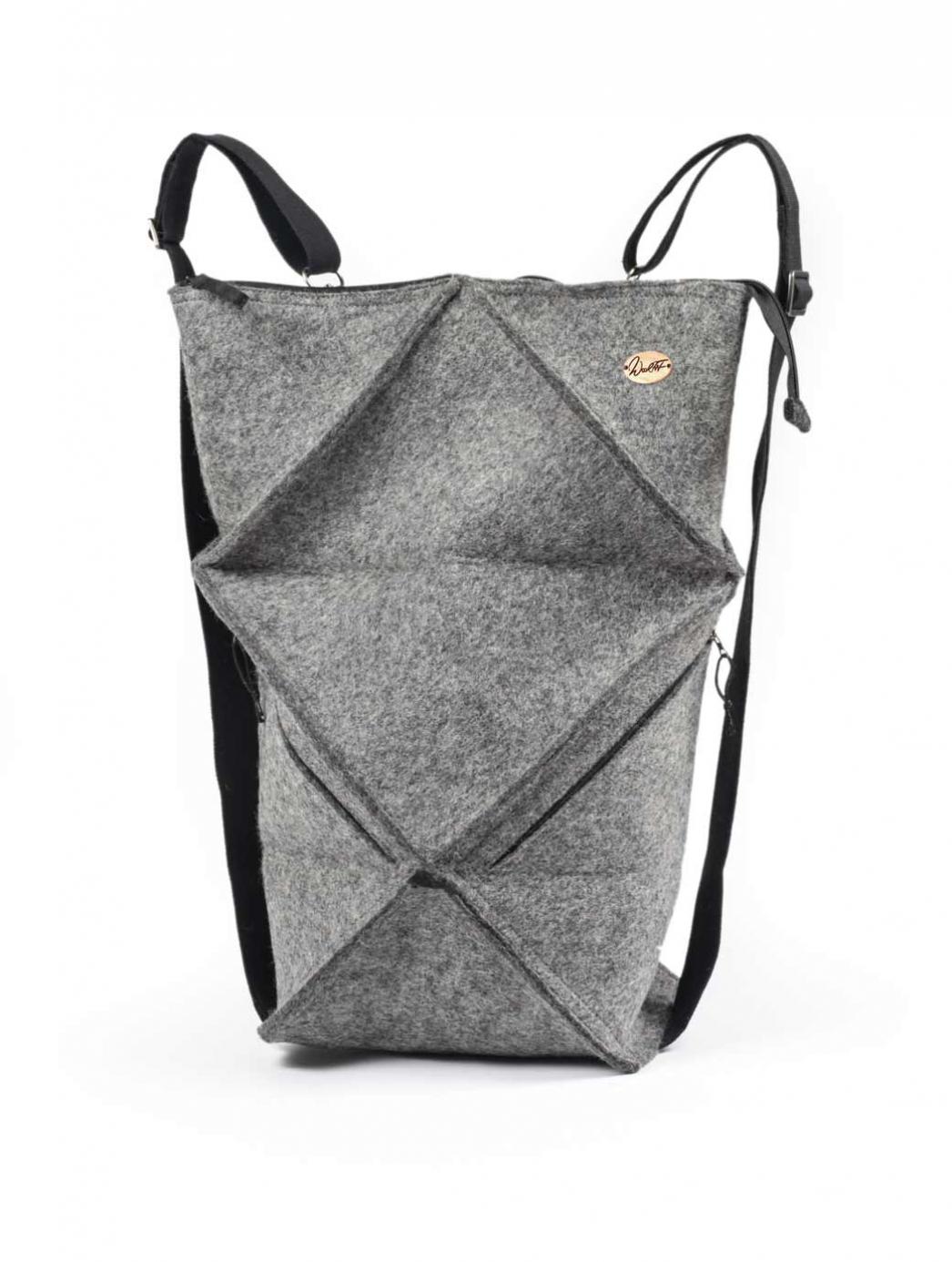 WoolFit� Sac � dos Origami, gris clair