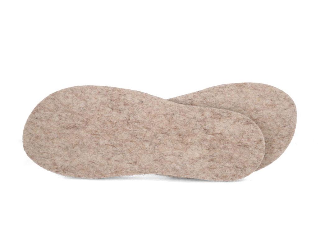 WoolFit� Semelles 5mm d'�paisseur, Beige