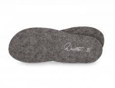 Semelles int�rieures WoolFit� en feutre fin 3mm, gris clair