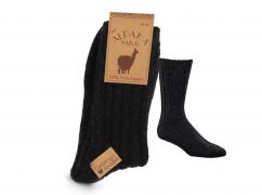 WoolFit® chaussettes extra chaudes avec laine et alpaga, anthr