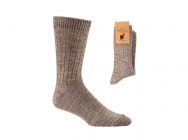 WoolFit� Chaussettes de laine d'alpaga chaudes, lavables en machine, pour tous les jours, beige bege