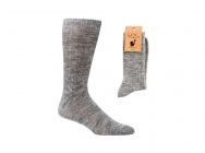 WoolFit� Chaussettes en laine d'alpaga chaude, lavables en machine, usage quotidien, gris Grise